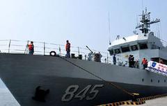 解放军扫雷舰的新型舰炮亮了