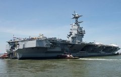 美国最贵航母被指仍不适合作战