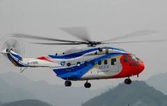 国产大型直升机AC313大雨试飞成功