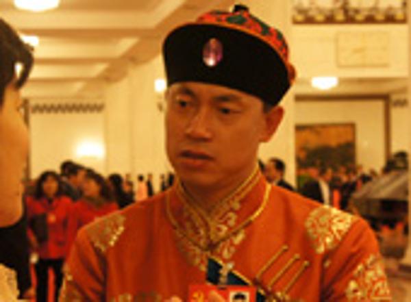 来自内蒙古的十八大代表孟立志接受专访