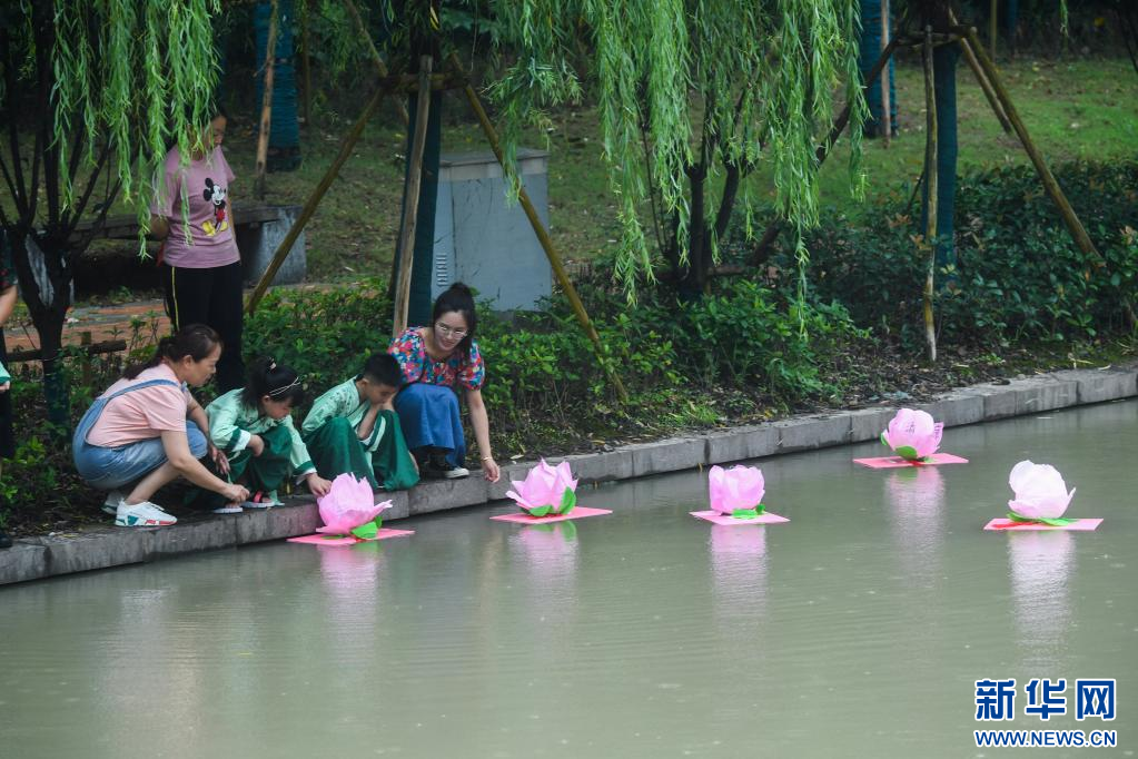 学制荷花灯