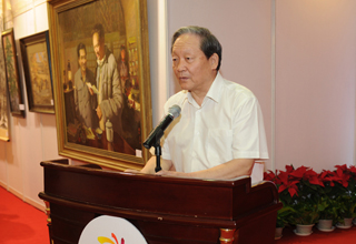 中共中央直属机关书画协会主席武春河致辞