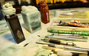 非遗微雕展绝技