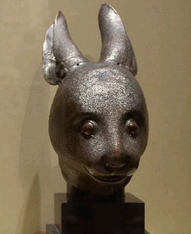 圆明园青铜鼠首兔首亮相国博