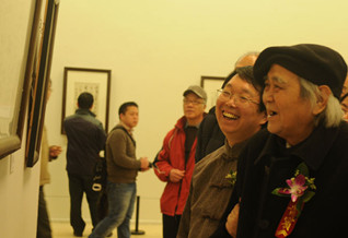 “我心匪石•黄君书法展”开幕式４