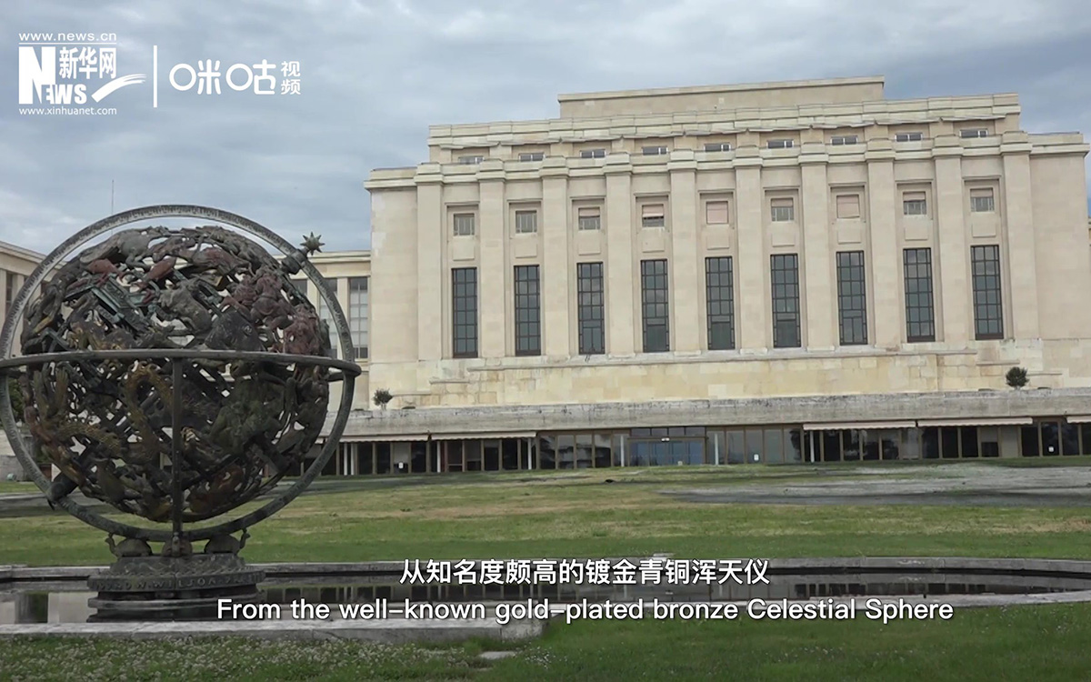 万国宫像一个博物馆，每一件艺术品都有独特的意义