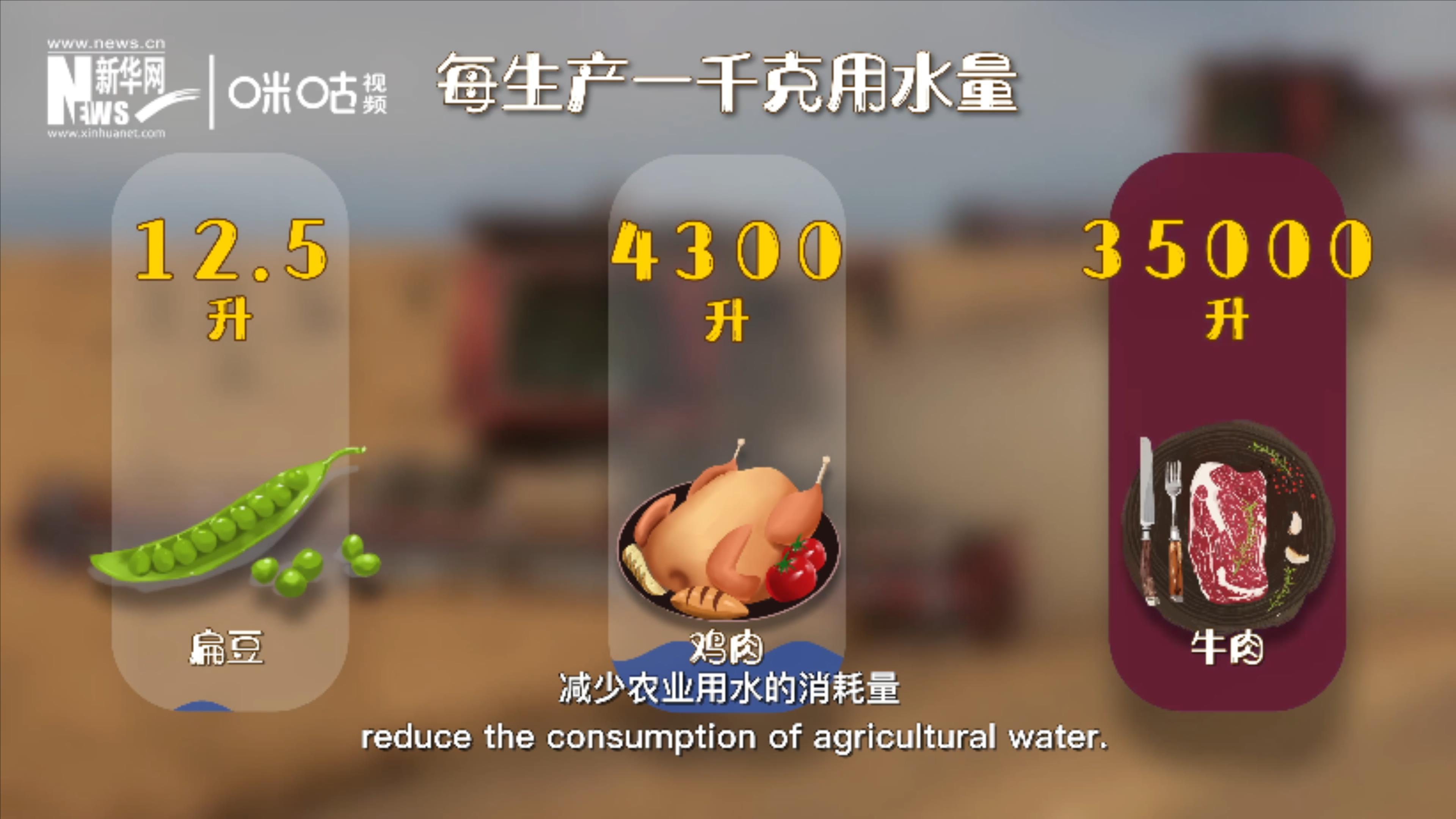 种植豆类可有效减少农业用水的消耗量