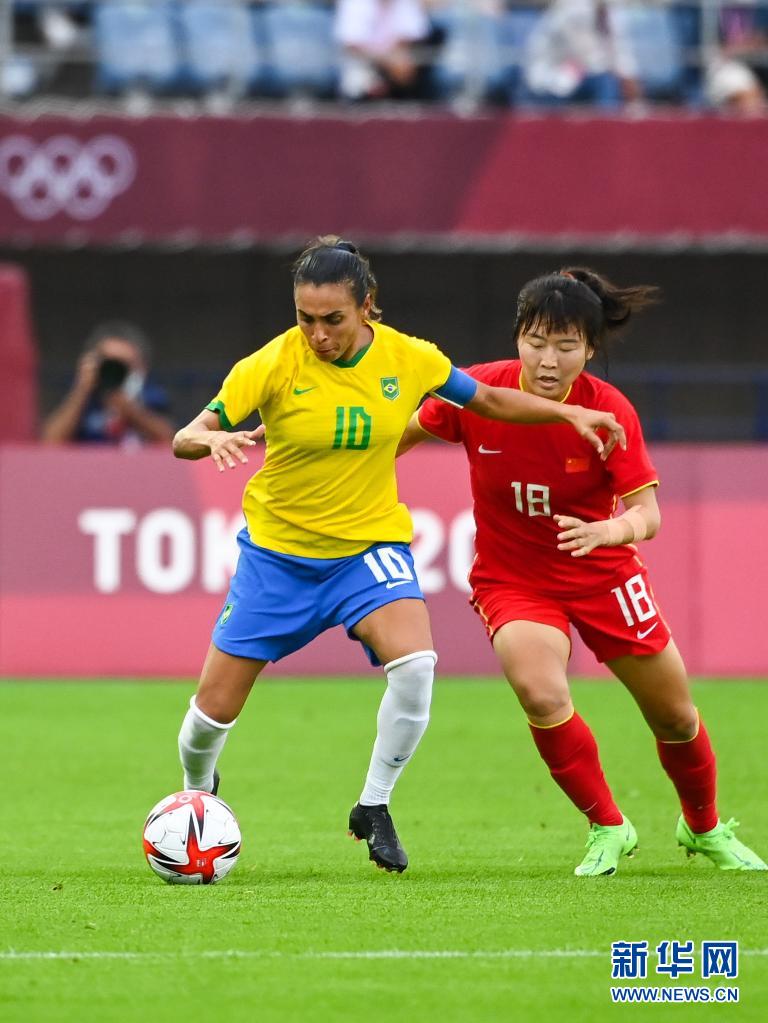 首战失利！中国女足0:5不敌巴西 “五朝元老”玛塔包办两球