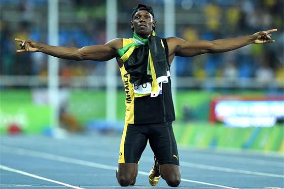 男子4x100米接力：牙买加队夺冠