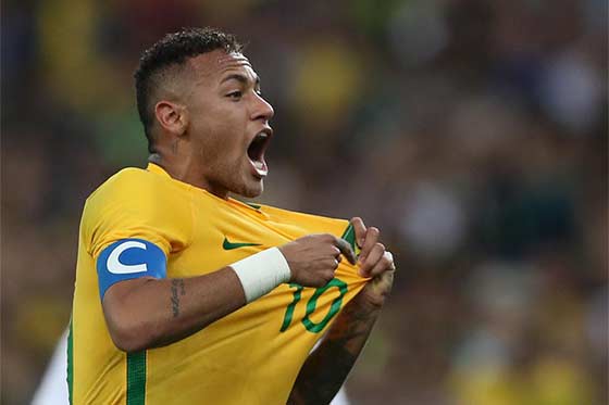 男足决赛：巴西对阵德国