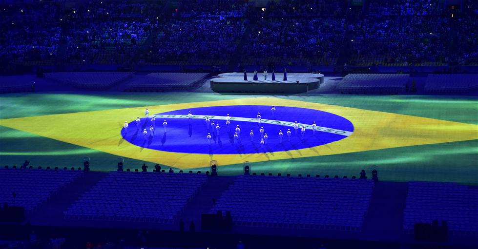 里约奥运闭幕式上的文艺表演
