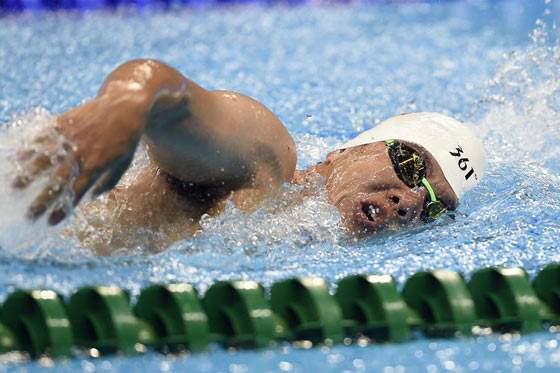 靳志鹏男子200米自由泳S4级获铜牌