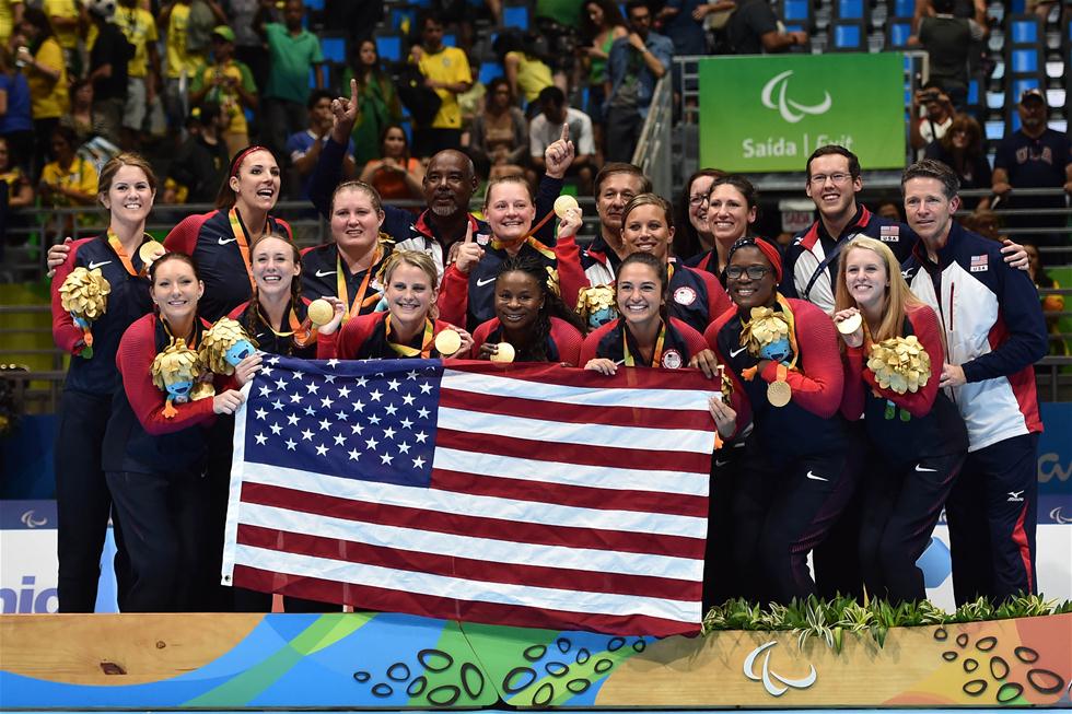 里约残奥会子坐式排球：美国队夺冠