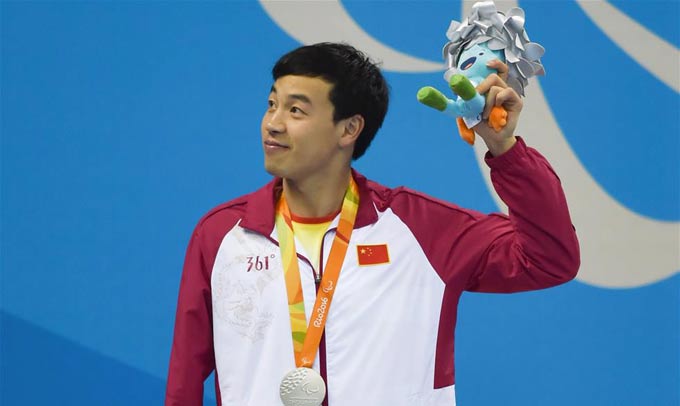 宋懋璗获男子200米个人混合泳SM8级亚军
