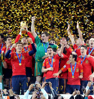 西班牙隊2010南非世界杯奪冠