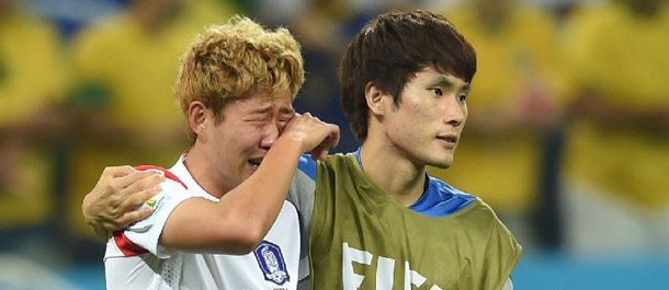 韩国出局 0-1比利时