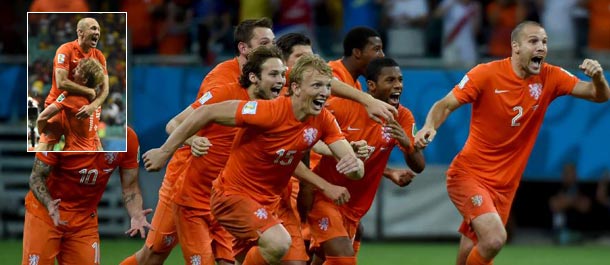 荷兰点球4-3胜哥斯达黎加晋级四强