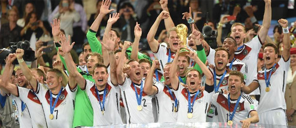 德国加时绝杀阿根廷 第4次夺冠