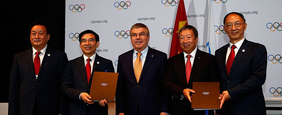 國際奧會與舉辦城市北京簽約