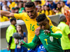 男足小组赛：巴西队战平南非队