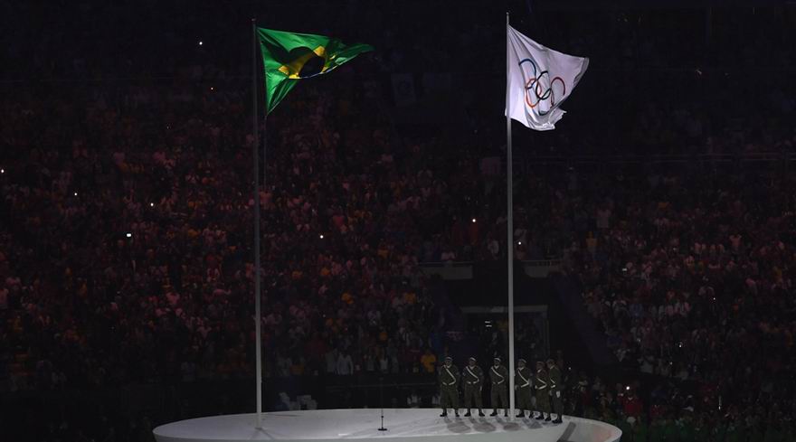 奥运会旗升旗仪式