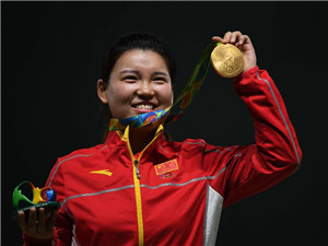 张梦雪为中国代表团夺得里约奥运会首金