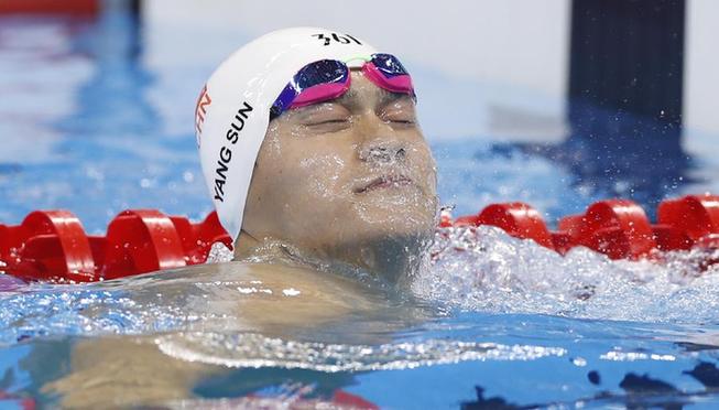 孙杨小组第一晋级男子200米决赛