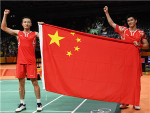 快訊：張楠／傅海峰奪得裏約奧運會羽毛球男雙金牌