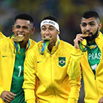 巴西：奥运男足首金 堪比奖牌榜第一