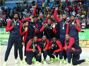 美國男籃大勝塞爾維亞實現奧運會三連冠