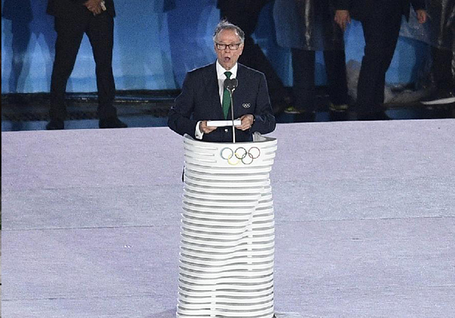 国际奥委会主席巴赫致辞