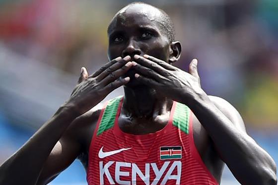 男子5000米T13级决赛：肯尼亚选手夺冠