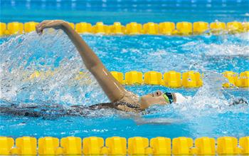 冯雅竹获女子50米仰泳S2级亚军