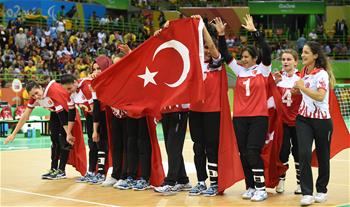盲人门球——土耳其女队夺冠