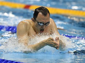杨博尊获男子200米个人混合泳SM11级季军
