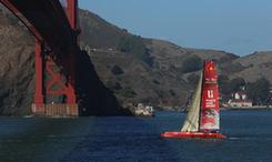 中國航海家郭川揚帆舊金山 挑戰單人跨太平洋世界紀錄