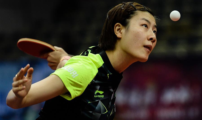 乒乓球亚锦赛女团半决赛：中国对阵中国香港
