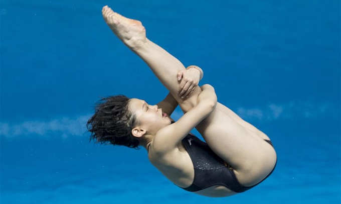 跳水全国冠军赛：张家齐获女子个人全能亚军
