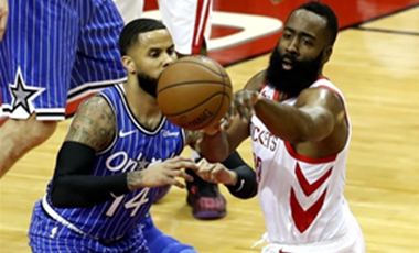 NBA常规赛：火箭胜魔术