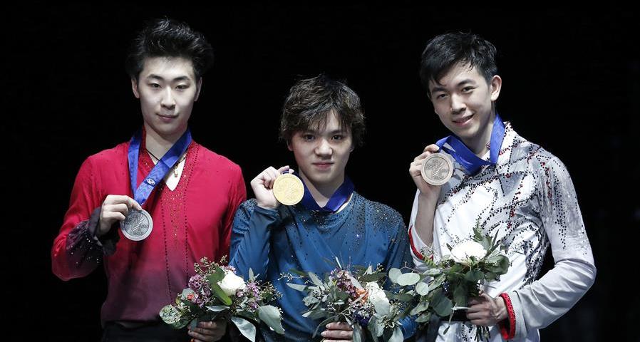 花样滑冰——四大洲赛：金博洋获男单亚军