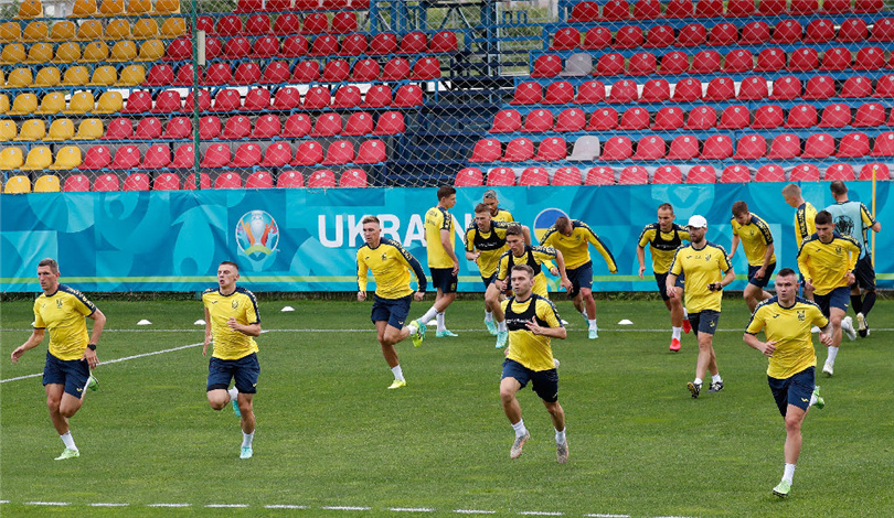 乌克兰队备战欧锦赛