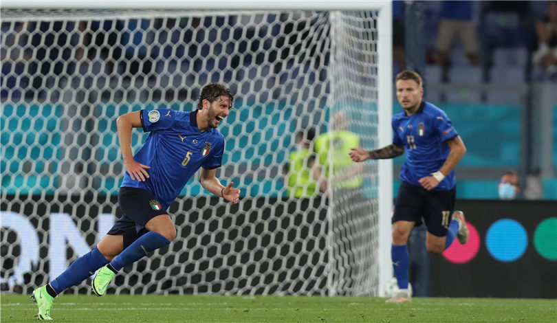 欧锦赛小组赛：意大利战胜瑞士