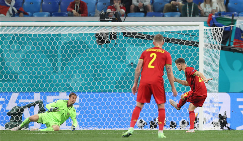 欧锦赛：比利时胜俄罗斯