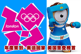 2012体坛焦点之：奥运回家 美46金超中国重登榜首