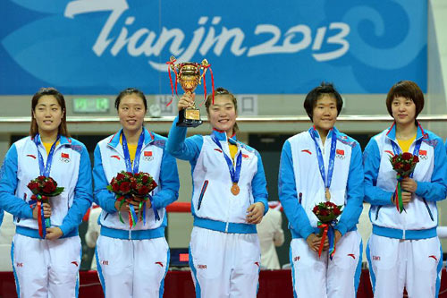 东亚运：中国女篮获得冠军
