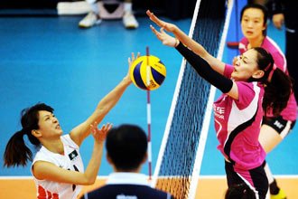 2014亚洲东区女排锦标赛：中国队胜中国澳门队