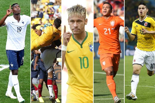 足球世界从不缺少天才和妖童——巴西世界杯的耀眼新秀