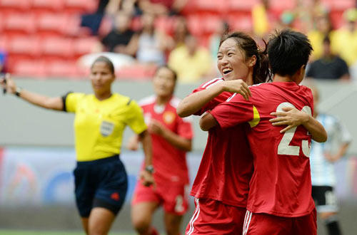 巴西女足四国赛-中国6-0胜阿根廷