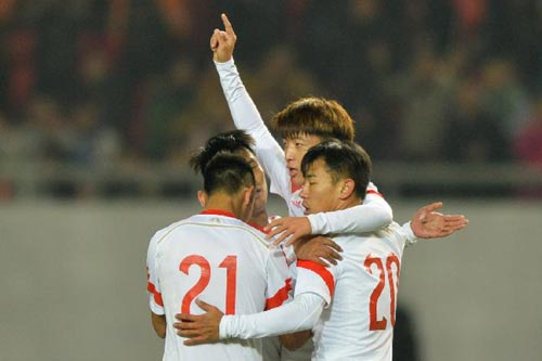 友谊赛：中国队胜吉尔吉斯斯坦队