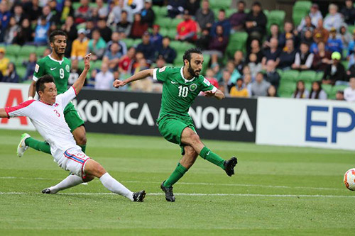 亚洲杯小组赛：沙特阿拉伯4-1胜朝鲜